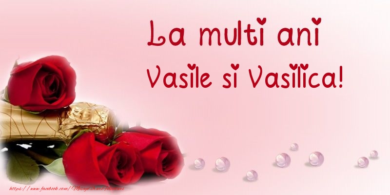 La multi ani Vasile si Vasilica!