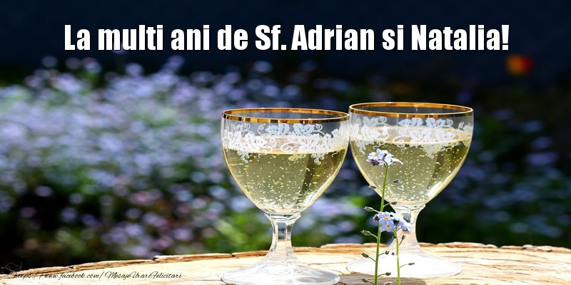 Felicitari de Sfintii Adrian si Natalia - La multi ani de Sf. Adrian si Natalia! - mesajeurarifelicitari.com