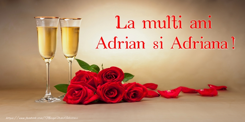 Felicitari de Sfintii Adrian si Natalia - La multi ani Adrian si Adriana! - mesajeurarifelicitari.com
