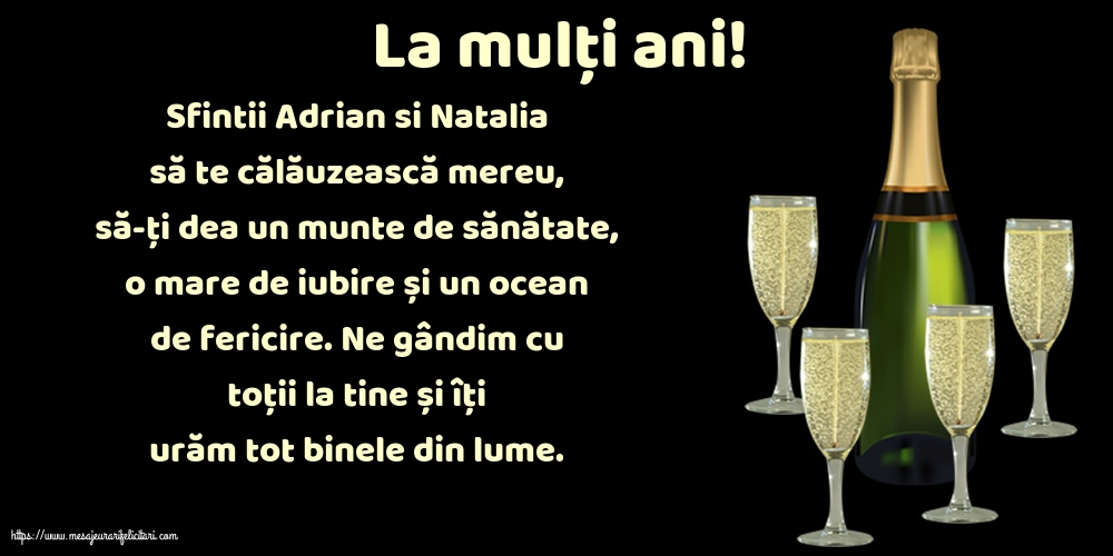La mulți ani!
