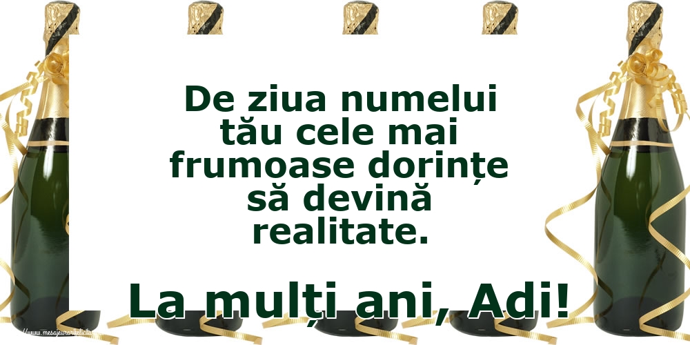 La mulți ani, Adi!