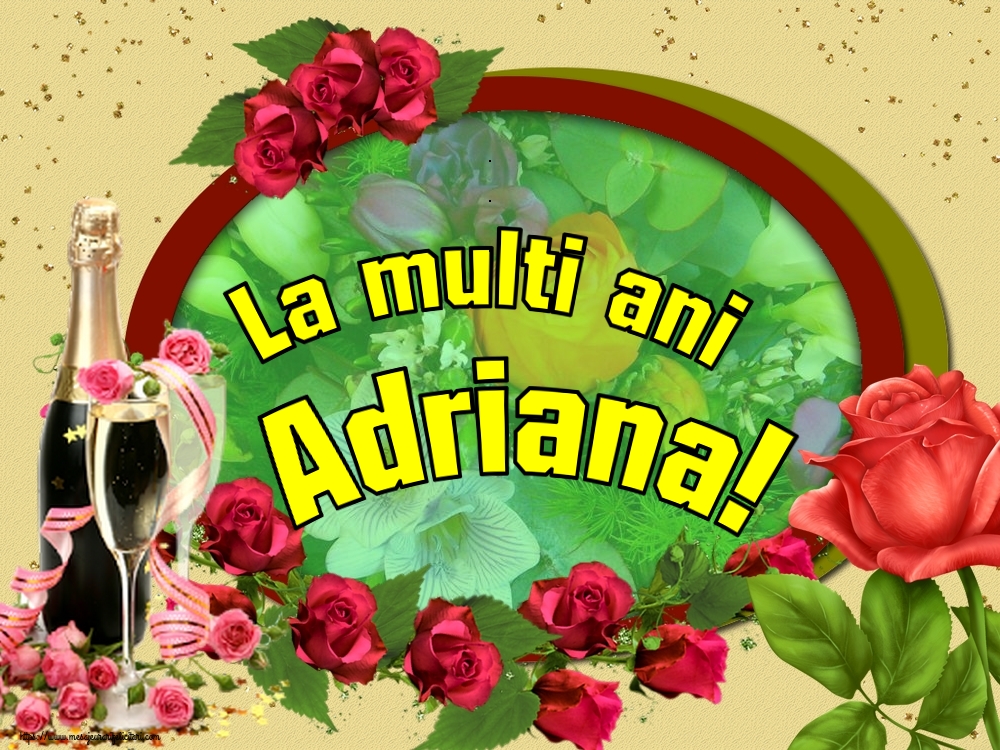 La multi ani Adriana!