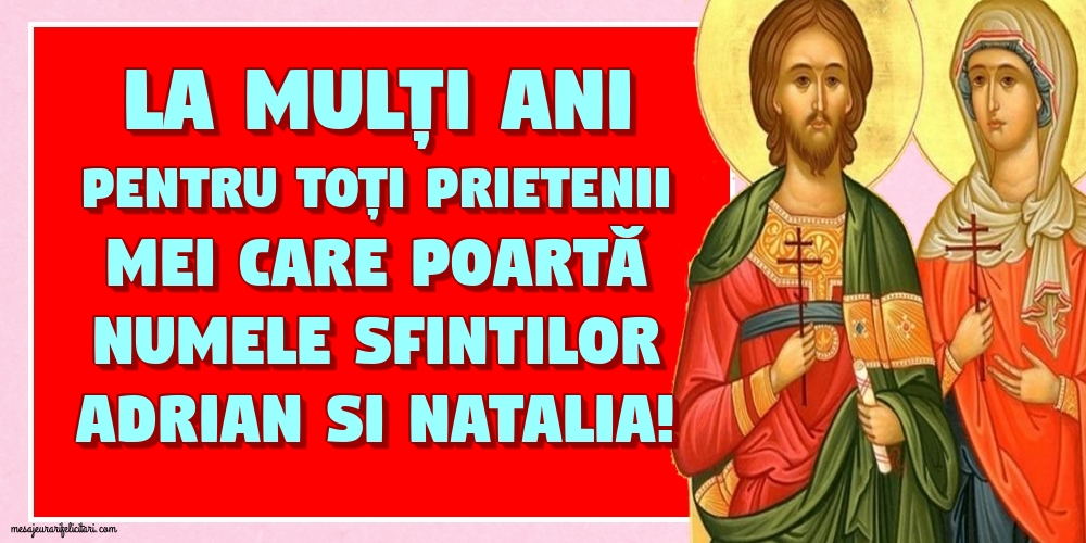 La mulți ani pentru toți prietenii mei