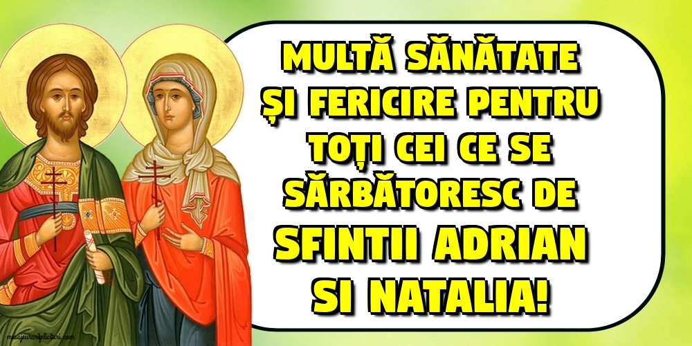 Multă sănătate și fericire pentru toți