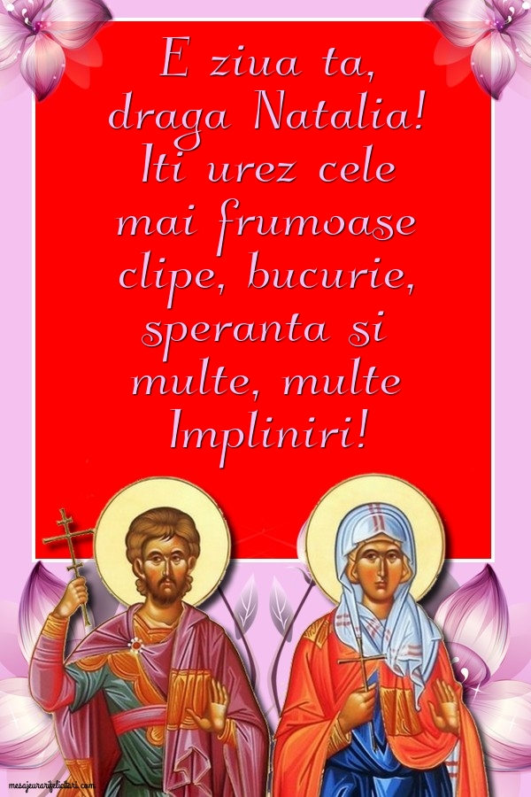 E ziua ta, draga Natalia!