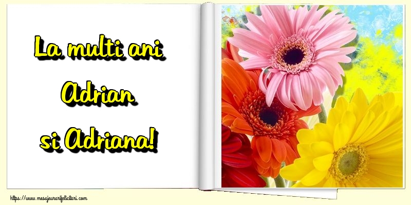 La multi ani Adrian si Adriana!