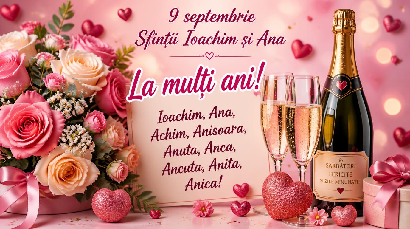 9 septembrie  Sfintii Ioachim si Ana