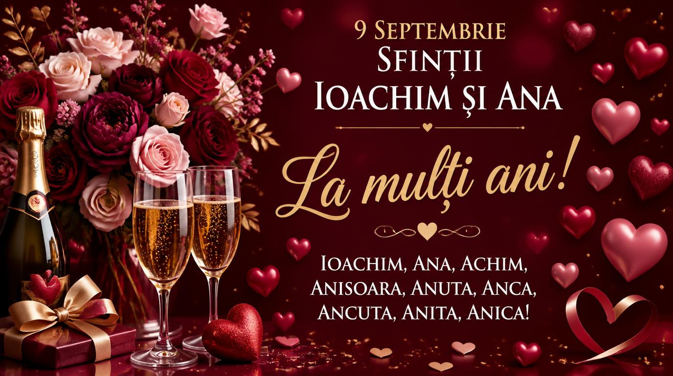 9 septembrie  Sfintii Ioachim si Ana