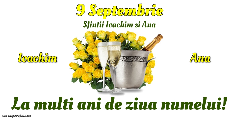 9 Septembrie - Sfintii Ioachim si Ana