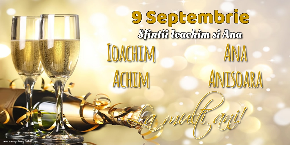 Sfintii Ioachim si Ana 9 Septembrie - Sfintii Ioachim si Ana