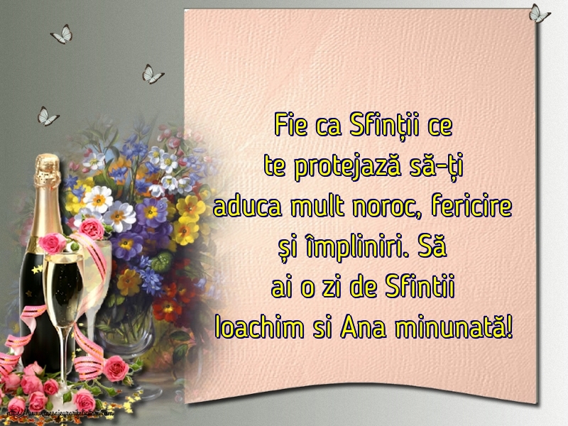 Sfintii Ioachim si Ana Să ai o zi de Sfintii Ioachim si Ana minunată!