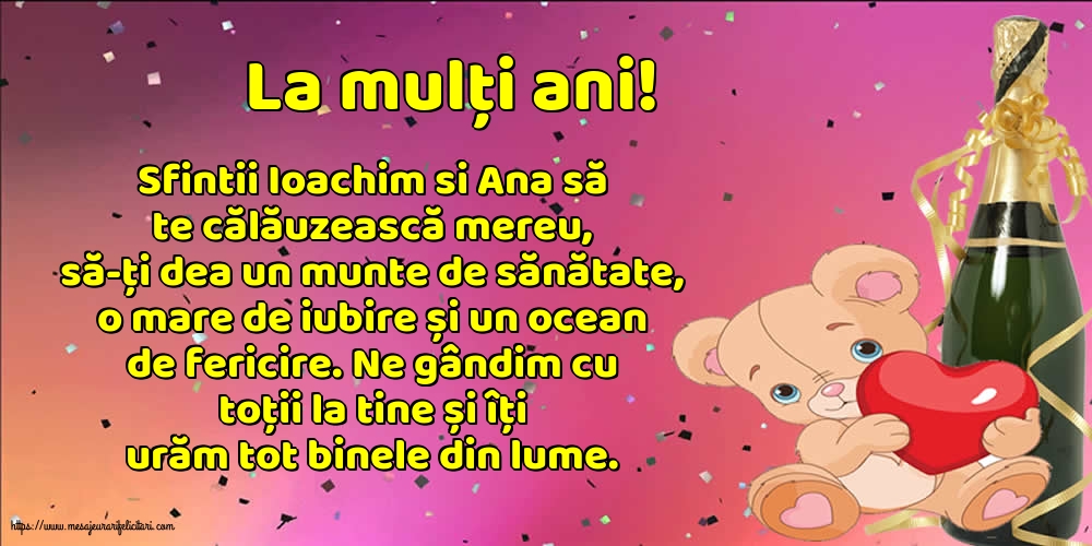 La mulți ani!
