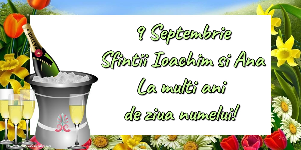 9 Septembrie Sfintii Ioachim si Ana La multi ani de ziua numelui!