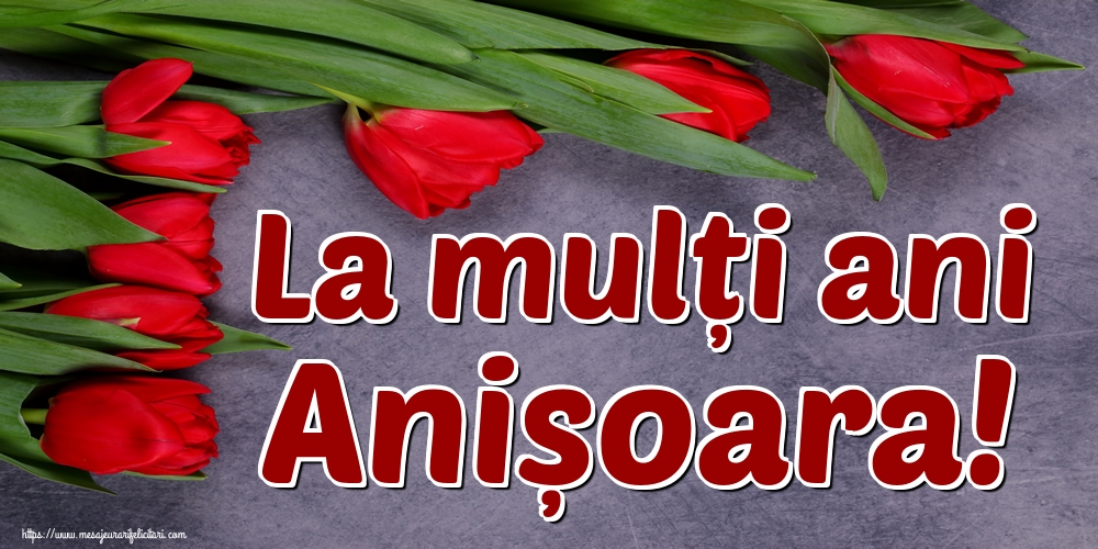 La mulți ani Anișoara!