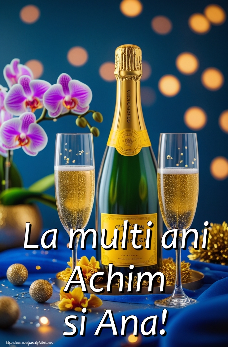 La multi ani Achim si Ana!