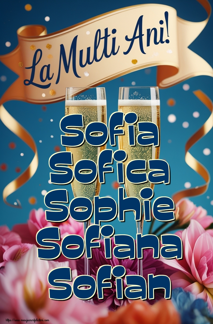 Sofia Sofica Sophie Sofiana Sofian
