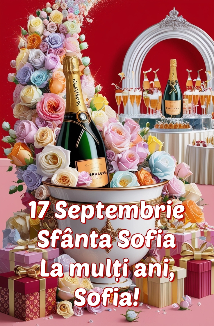 17 Septembrie Sfânta Sofia La mulți ani, Sofia!