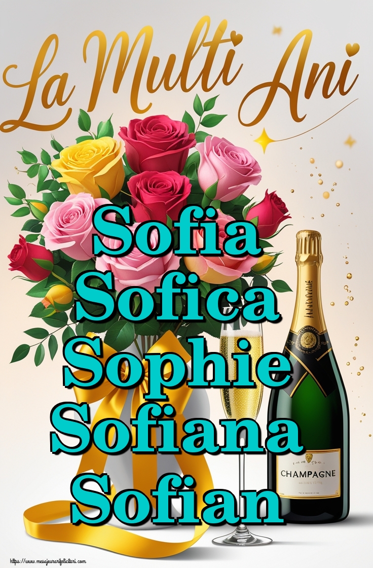 Sofia Sofica Sophie Sofiana Sofian