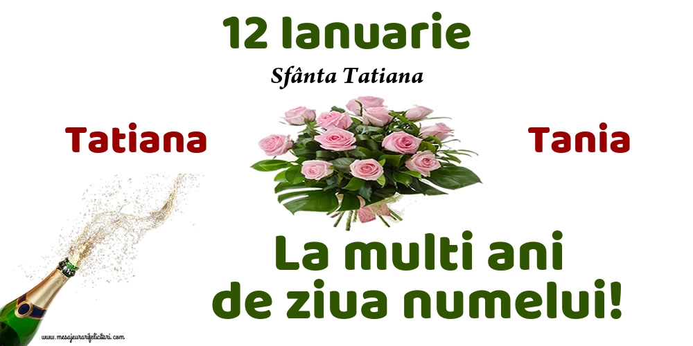 12 Ianuarie - Sfânta Tatiana