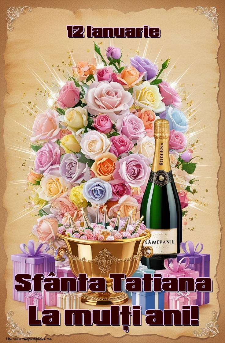 12 Ianuarie Sfânta Tatiana La mulți ani!