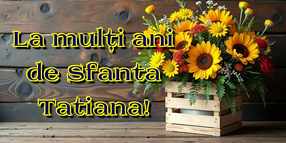 La mulți ani de Sfanta Tatiana!