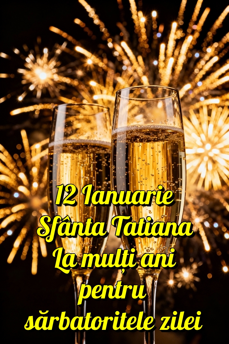 12 Ianuarie Sfânta Tatiana La mulți ani pentru sărbatoritele zilei