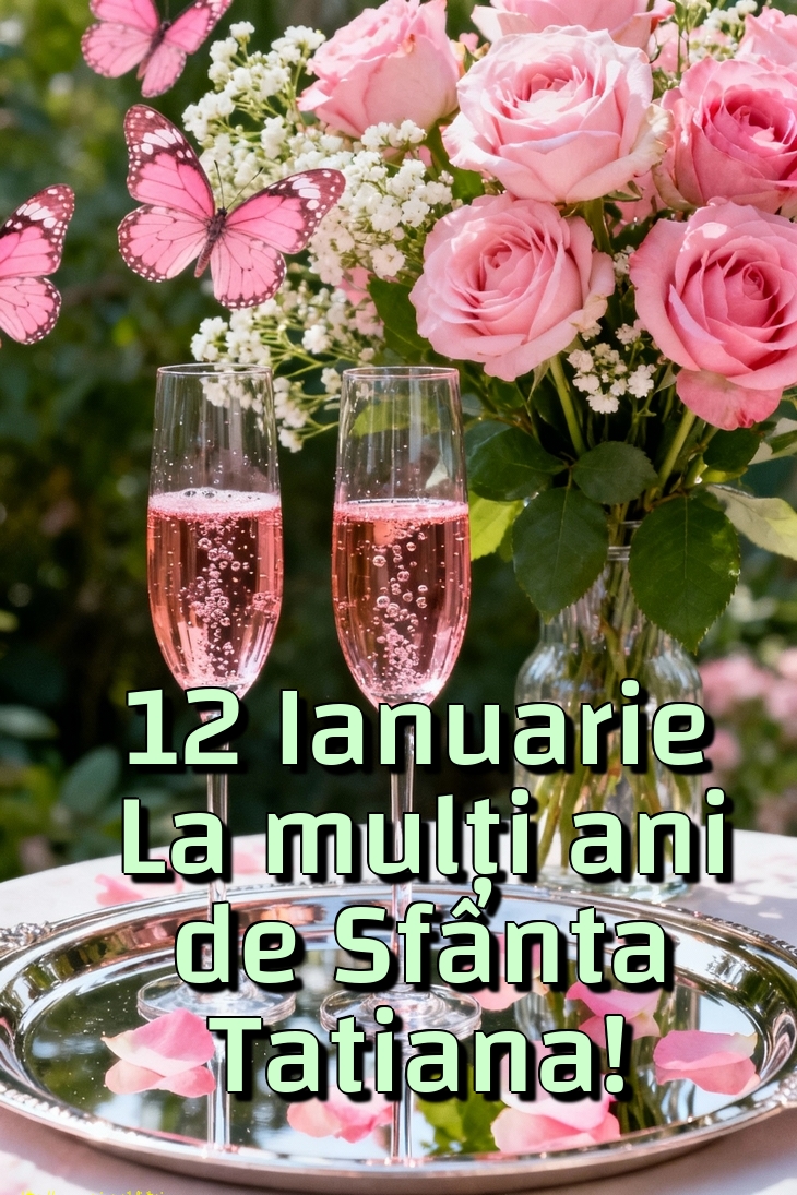 12 Ianuarie La mulți ani de Sfânta Tatiana!