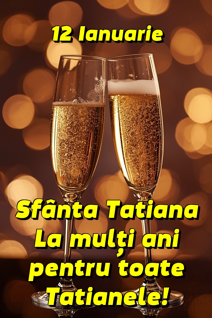 12 Ianuarie Sfânta Tatiana La mulți ani pentru toate Tatianele!