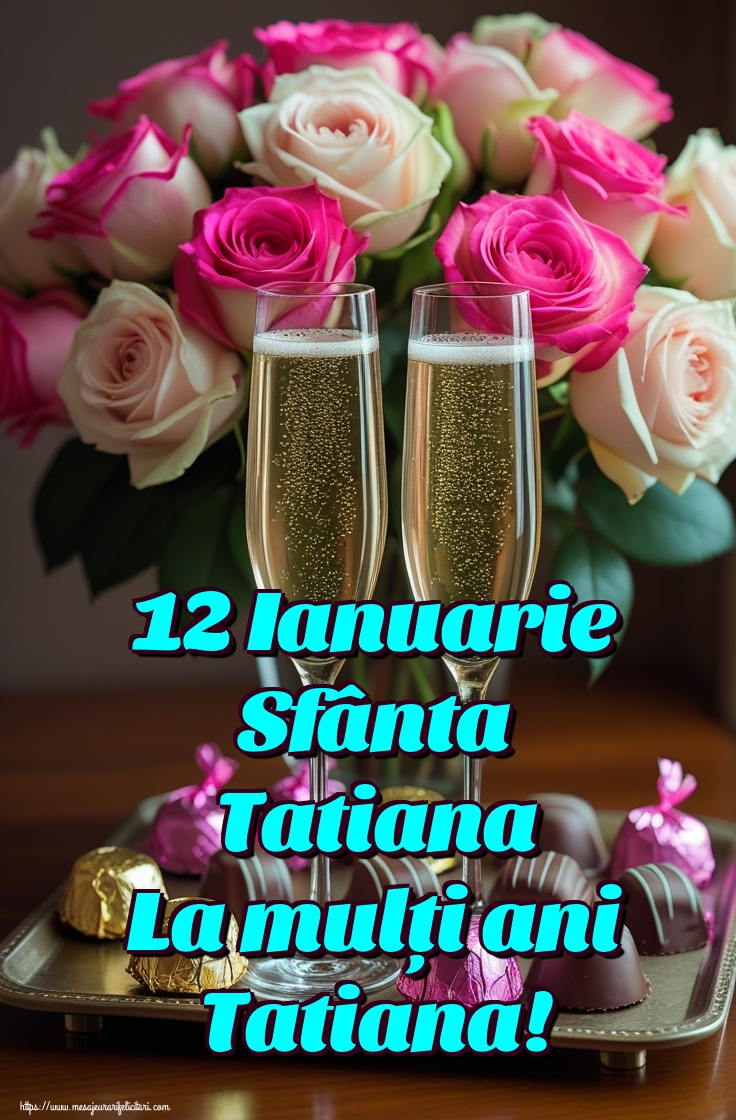 12 Ianuarie Sfânta Tatiana La mulți ani Tatiana!