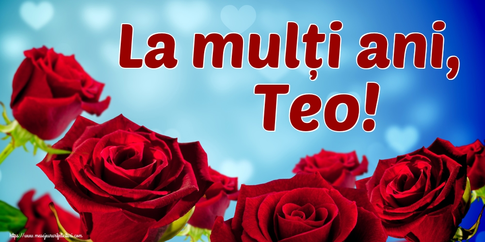 La mulți ani, Teo!
