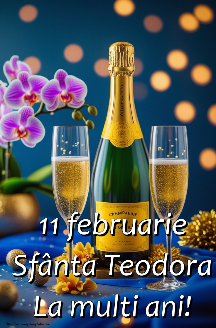 11 februarie Sfânta Teodora La multi ani!