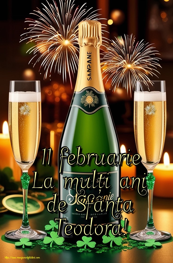 11 februarie La mulți ani de Sfânta Teodora!