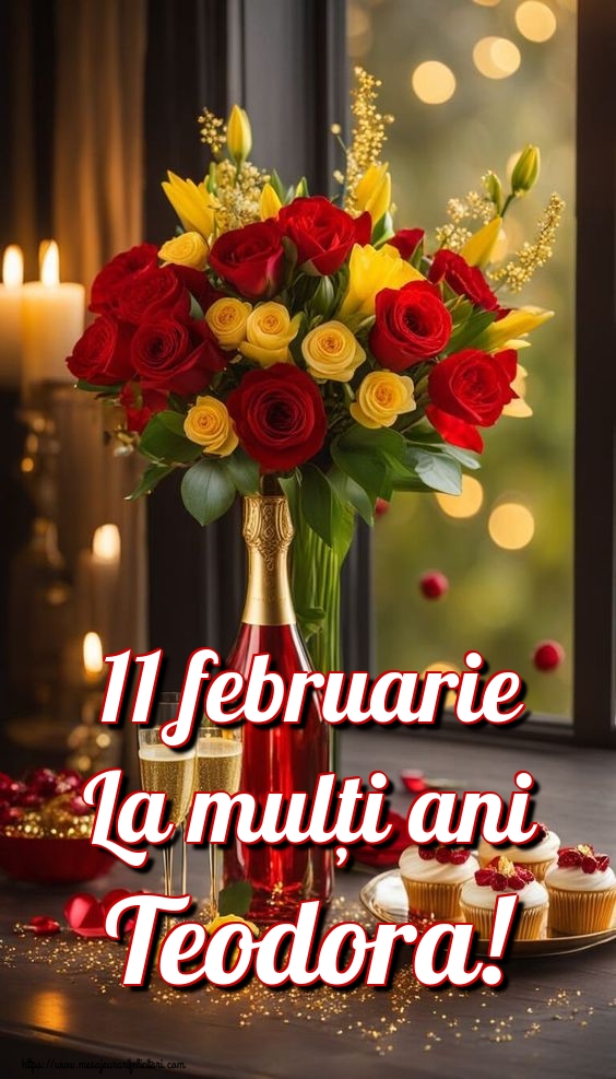 11 februarie La mulți ani Teodora!