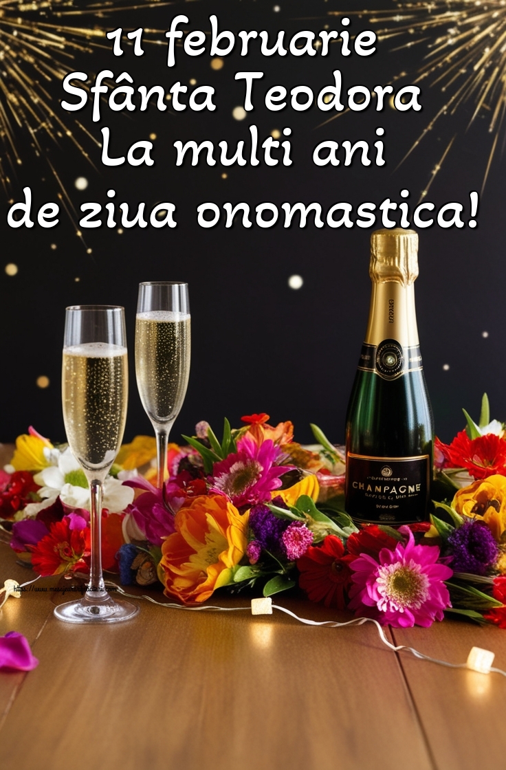11 februarie Sfânta Teodora La multi ani de ziua onomastica!
