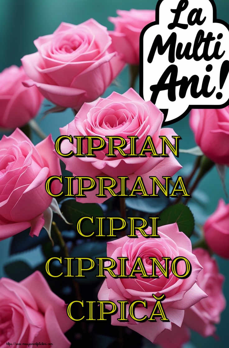 Ciprian Cipriana Cipri Cipriano Cipică