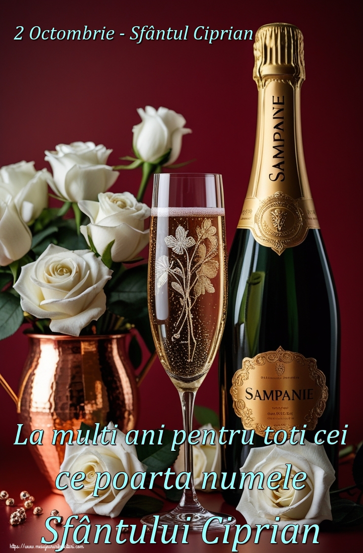 2 Octombrie - Sfântul Ciprian La multi ani pentru toti cei ce poarta numele Sfântului Ciprian
