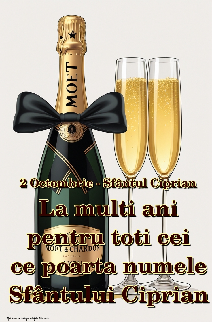 2 Octombrie - Sfântul Ciprian La multi ani pentru toti cei ce poarta numele Sfântului Ciprian