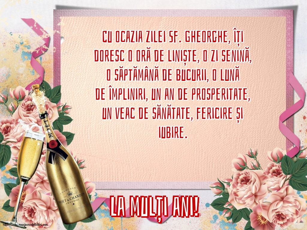 La mulți ani!