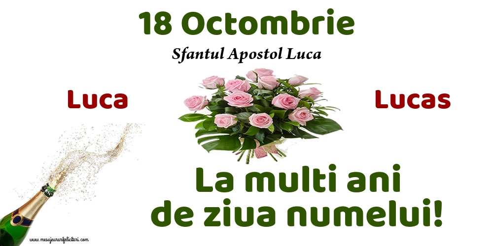 18 Octombrie - Sfantul Apostol Luca