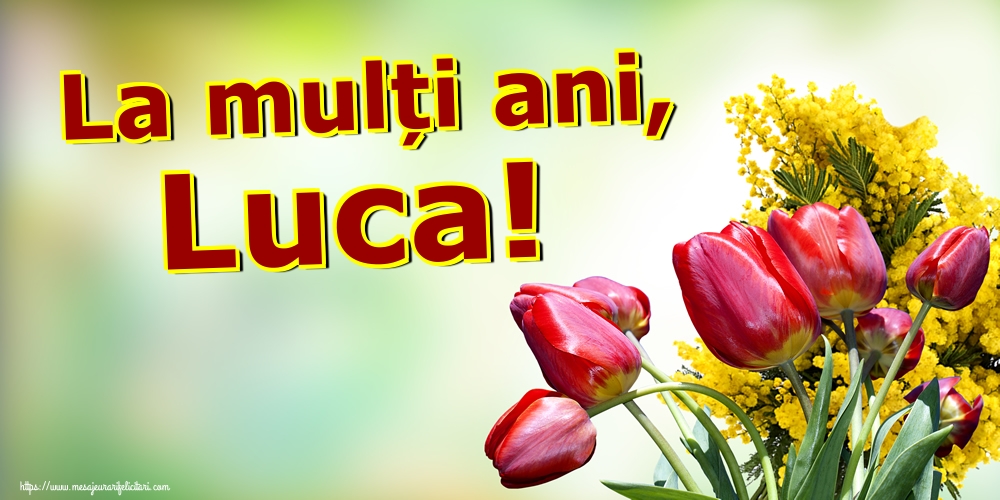 Felicitari de Sfântul Luca - La mulți ani, Luca! - mesajeurarifelicitari.com