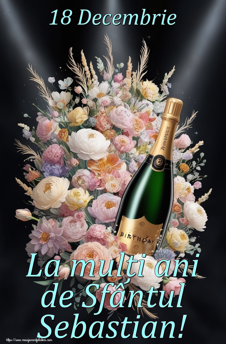 18 Decembrie La mulți ani de Sfântul Sebastian!