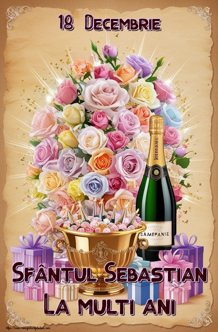 18  Decembrie Sfântul Sebastian La multi ani