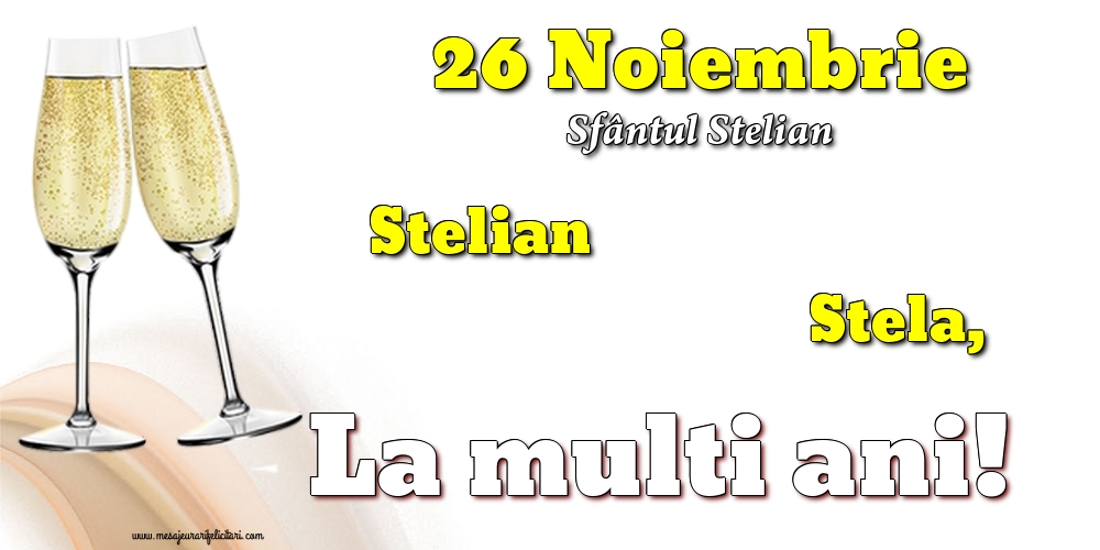 26 Noiembrie - Sfântul Stelian