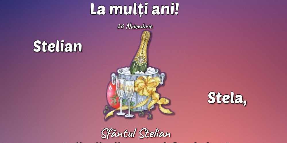 26 Noiembrie - Sfântul Stelian