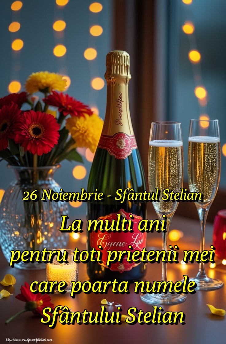 26 Noiembrie - Sfântul Stelian La multi ani pentru toti prietenii mei care poarta numele Sfântului Stelian