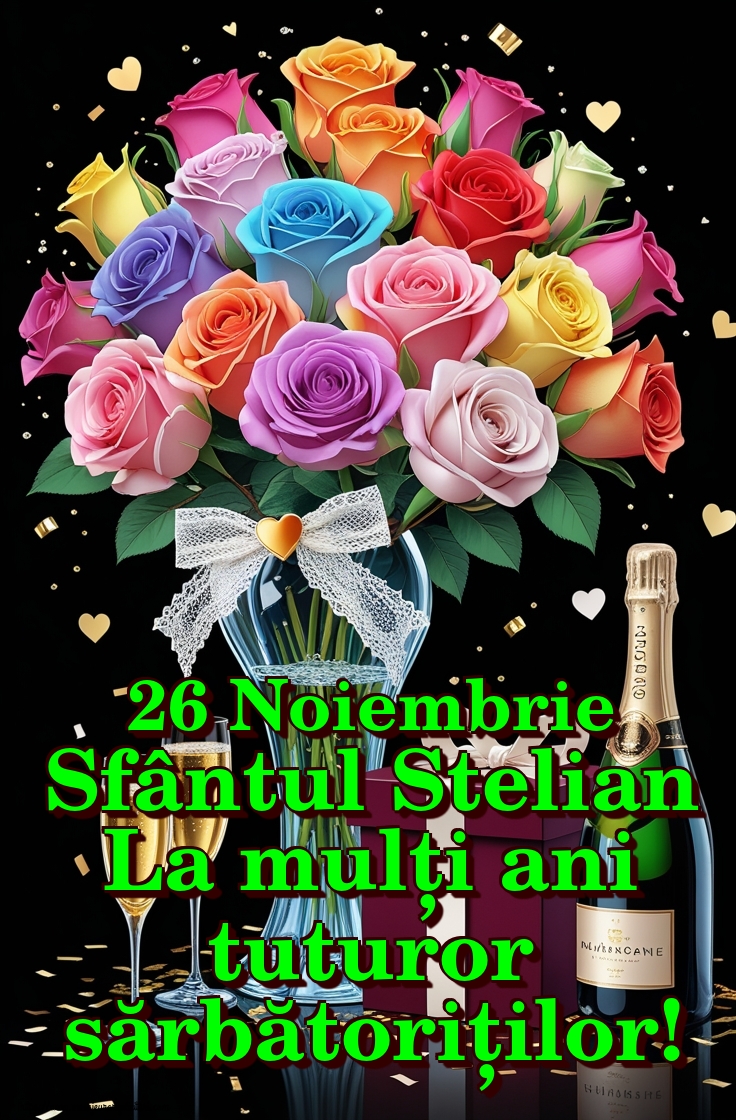 26 Noiembrie Sfântul Stelian La mulți ani tuturor sărbătoriților!