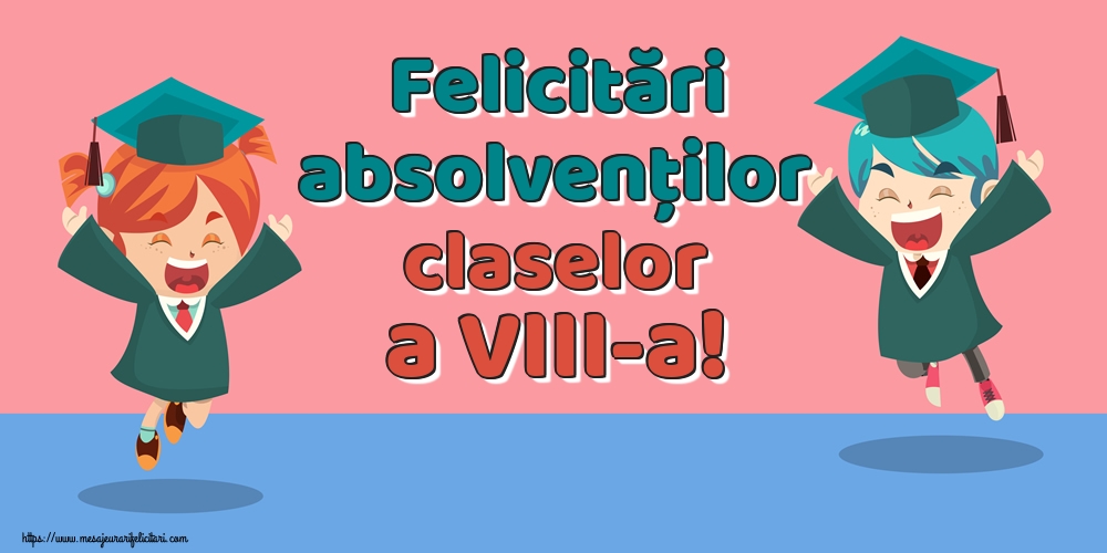 Felicitări absolvenților claselor a VIII-a!