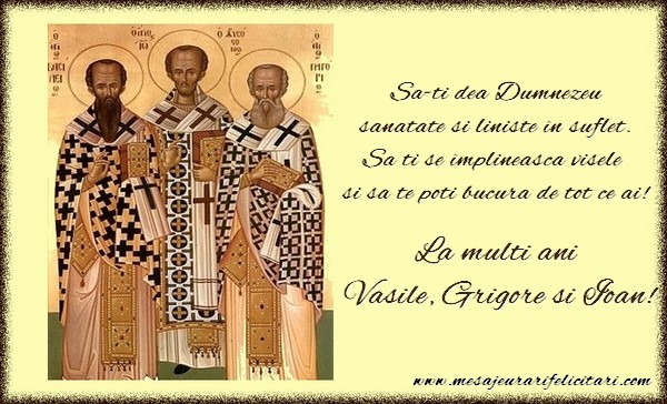 Sa-ti dea Dumnezeu  sanatate si liniste în suflet.  Sa ti se împlineasca visele  si sa te poti bucura de tot ce ai!