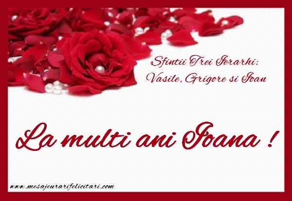 La multi ani Ioana