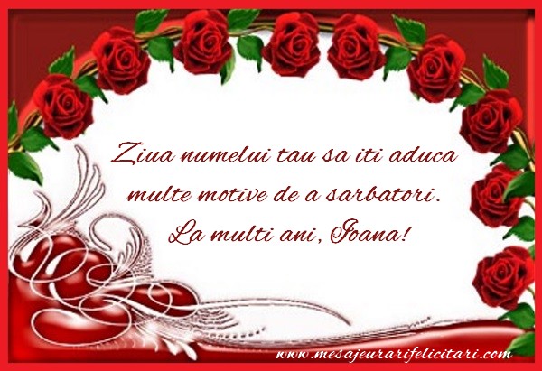 Ziua numelui tau sa iti aduca multe motive de a sarbatori